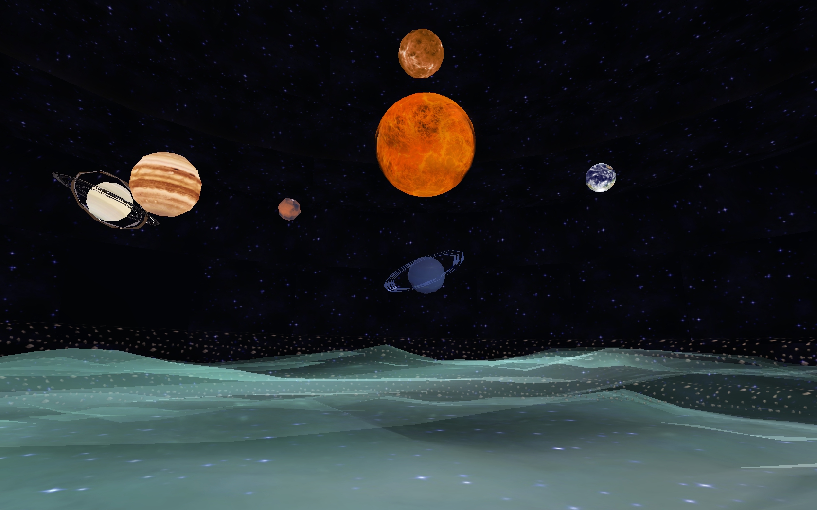 Mundo virtual 3d en Opensim. Observatorio